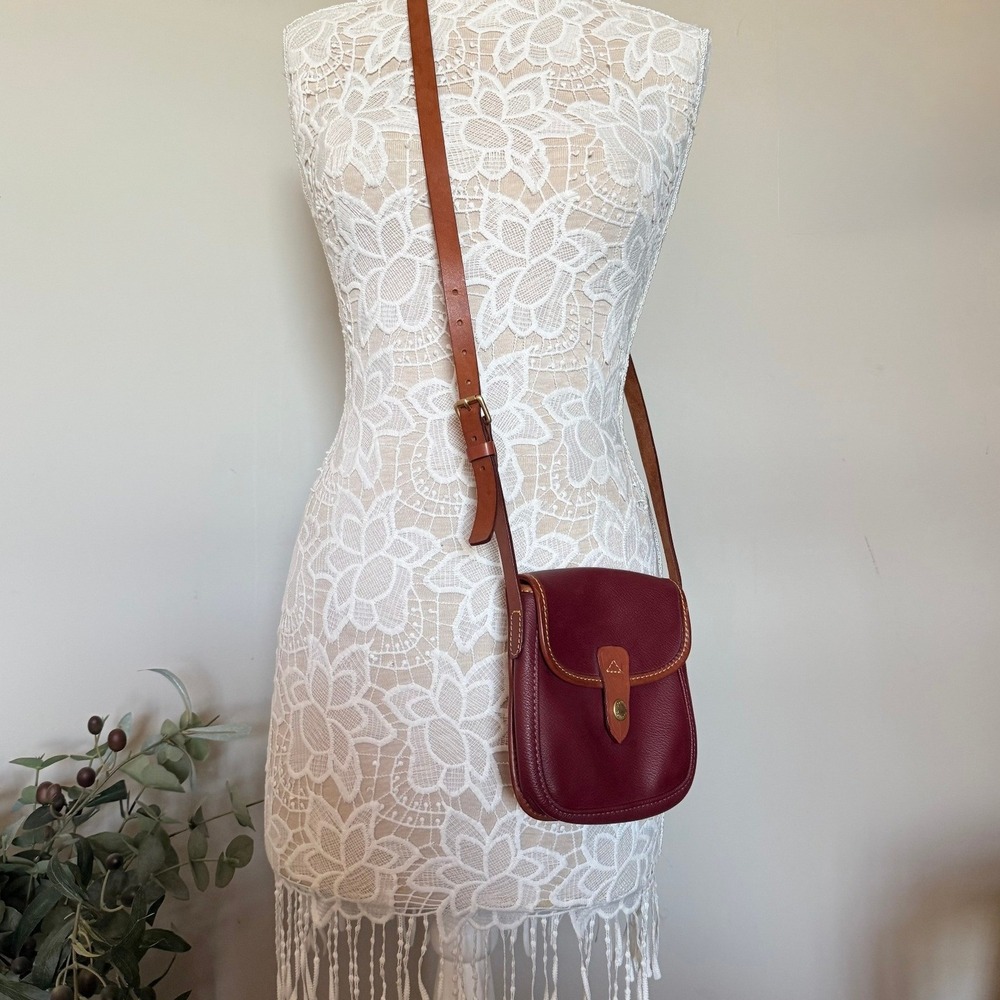 Dooney & Bourke Pebbled Leather Flap Crossbody